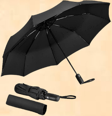 keskriva 3 Fold with Auto Open and Close Umbrella__59 Umbrella(Black)