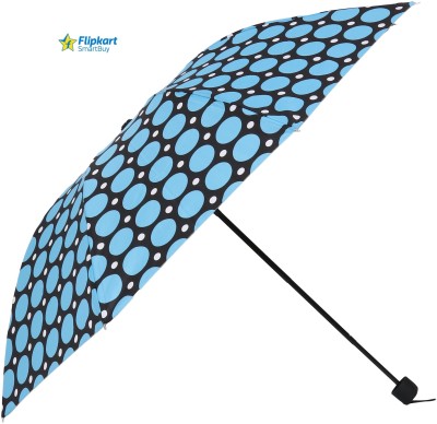 Flipkart SmartBuy 3 Fold Polka Dot Printed Rain and Sun Protective Umbrella(Green)