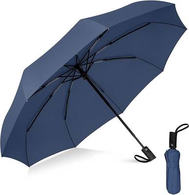 Fred Perry Large (43 inch) For Men and Women - 3 Fold with Auto Open and Close Umbrella