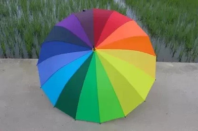 ASTRELLA ARUG_Big Size Windproof Rainbow Umbrella Umbrella (Multicolor) Umbrella(Multicolor)