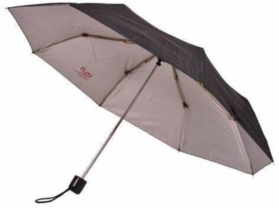 K.C. PAUL & SONS 3Fold Raj Umbrella (Black) Umbrella(Black)