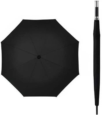 Worldwise Royal Classic Handle Umbrella Auto Open Windproof Unbreakable Stick Umbrella Umbrella(Black)