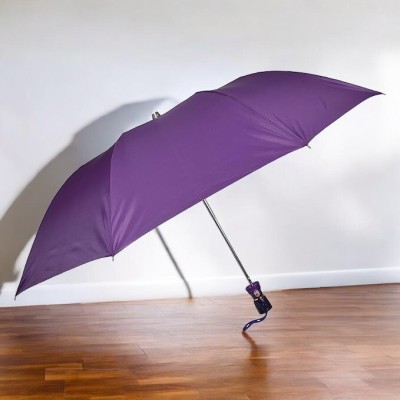 RAJESH AND SONS PurpleUmbrella2Fold UV PROTECTION HIT_2HIT018 Umbrella(Purple)