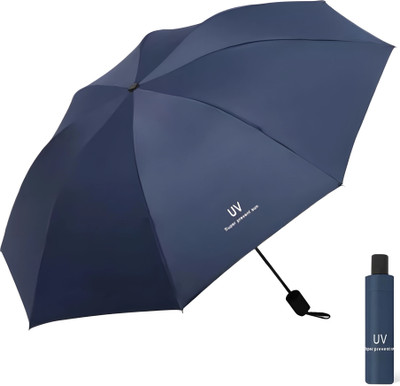 Flipkart SmartBuy Manual Open and Close Windproof Large for Man ,Women, Kids Umbrella(Blue)