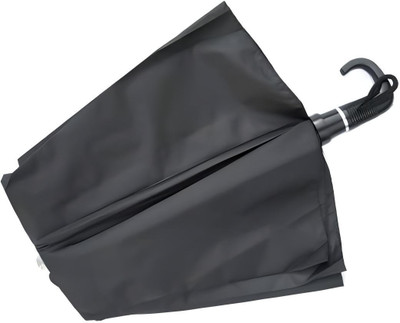 ASHOKA BLACK HANDLE 2FOLD Umbrella(Grey)
