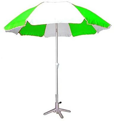 Rainpopson Elegant Garden Umbrella with Easy Setup Umbrella(Green, White)