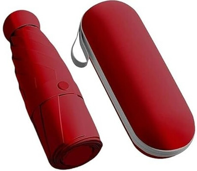 MX TAB Mini Folding Windproof & Compact UV Umbrella Umbrella(Maroon)