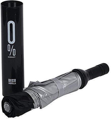 Neelmohi Bottle Umbrella -Windproof UV and Rain Protection Umbrella(Black)