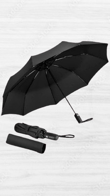 keskriva 3 Fold with Auto Open and Close Umbrella__36 Umbrella(Black)
