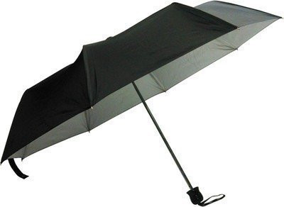 madhu store 3 Fold Umbrella with handle support and Quick dry Material Umbrella(Black)