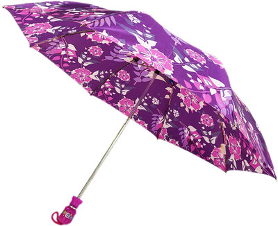 GREEN BIRD Floral Print 2 Fold Umbrella 1Pcs – Foldable & Sleek Umbrella(Multicolor)