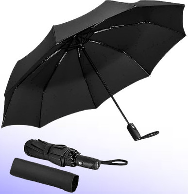 keskriva 3 Fold with Auto Open and Close Umbrella__38 Umbrella(Black)