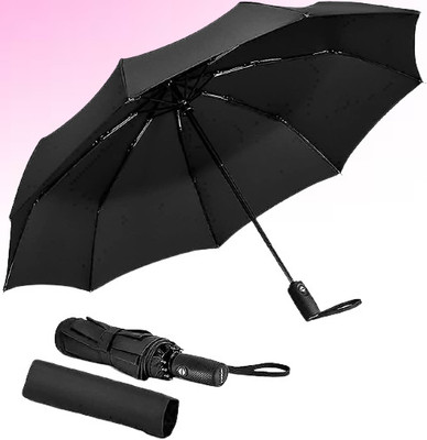 keskriva 3 Fold with Auto Open and Close Umbrella__54 Umbrella(Black)