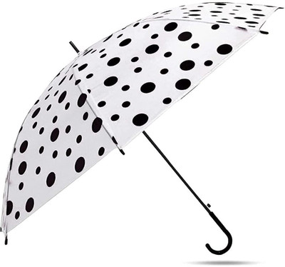 MG Tranding Polka Dot Umbrella | Portable Umbrella Windproof With Long Handle Umbrella(Multicolor)