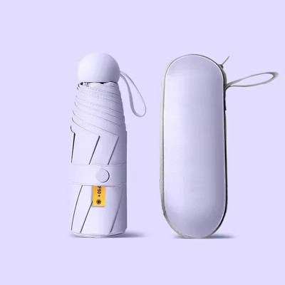 BAZKU Auto Open And 3 Fold Umbrella For Protection Against Rain Sun&UV Rays Umbrella(Violet)