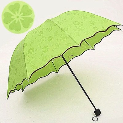 Shivijay Magic 3 Fold Umbrella Changing Secret Blossoms Occur with Water Magic Print_17 Umbrella(Multicolor)