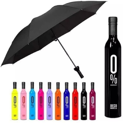 BAWALIYANZED Bottle Umbrella -g / Waterproof & UV Protection Mini Bottle & Folding Umbrella Umbrella(Multicolor)