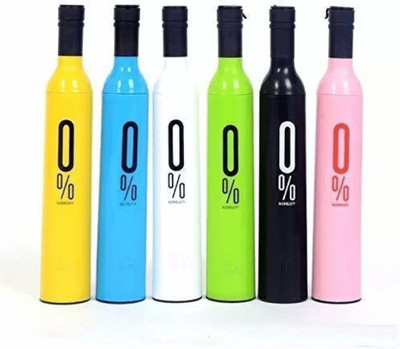 SBTs Double Layer Umbrella with Bottle Cover Umbrella Umbrella(Multicolor)