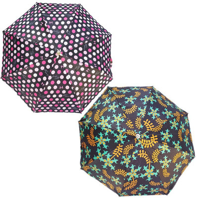 DARKLIGHT 2 Fold Umbrella For Women & Men Combo of 2 (FF_347) Office Umbrella(Multicolor)