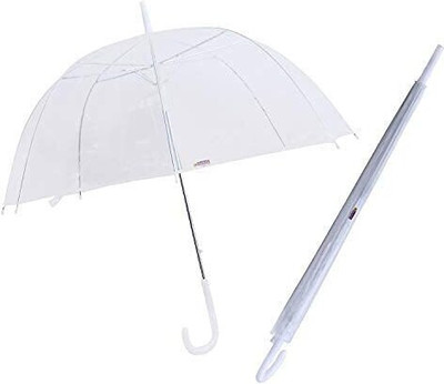 Raga Plus Transparent Umbrella 1 PC Umbrella(Transparent)