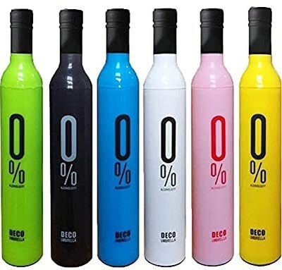 ABHINANDAN Windproof Double Layer Umbrella with Bottle Cover Umbrella(Multicolor)