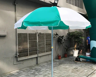 Rainpopson All-Weather Garden Umbrella for Rain & Sun Umbrella(Green, White)