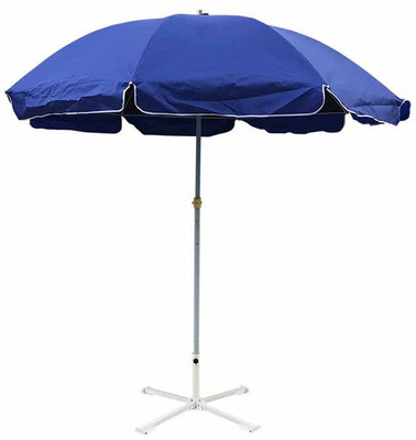 GREEN BIRD Garden Umbrella with Stand 8 feet Outdoor Big Size Garden Umbrella for Men (R3) Umbrella(Blue)