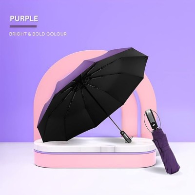 Star Work Umbrella for Travel Auto Open,Lightweight & Folding-Best Windproof for Rain Umbrella(Purple)