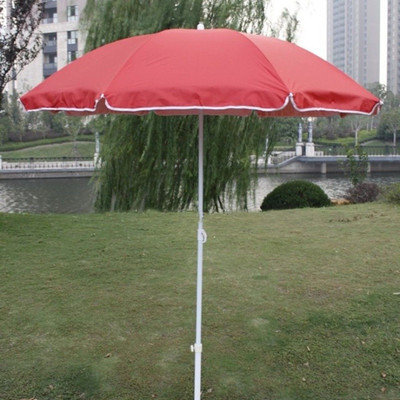 Dark Moon Patio Garden Umbrella 7ft/42in Big Size for Hotel,Shop,Restaurant Outdoor K5 Umbrella(Red)