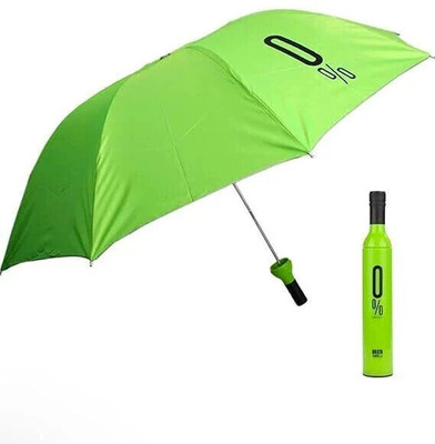 Saish Agencies Bottle unique design Unisex multicolor umbrella Umbrella(Green)