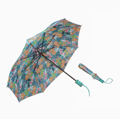Kc Paul and sons Reshmi 2 fold Umbrella(Multicolor)