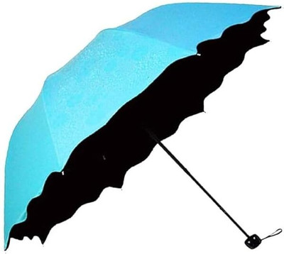 Nafeio 3 Fold Magic Umbella Anti UV Protection Umbrella(Blue)
