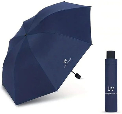 MH Creation Fully Automatic Umbrella Auto Open Windproof Rainproof UV Protection Blue Umbrella(Blue)