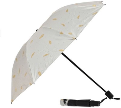 INFISPACE Umbrella for Women & Men | UV-rays Protection,White Film Coated | for Rain & Sun Umbrella(White)