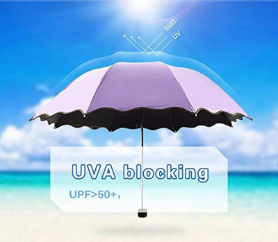 Vamigo Folding Mini Blossom Magic Compact Umbrella-LAU-76 Umbrella(Pink)