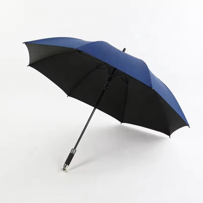 Nafeio Royal Classic Handle Umbrella Auto Open Windproof Unbreakable Stick Rain Umbrella(Blue)