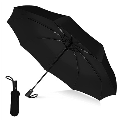 ASHOKA Auto open and close Umbrella (Black) Umbrella(Black)