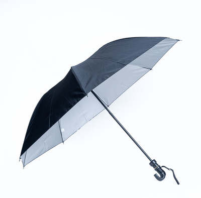 Kc Paul and sons RAJ 2 fold Umbrella(Black)