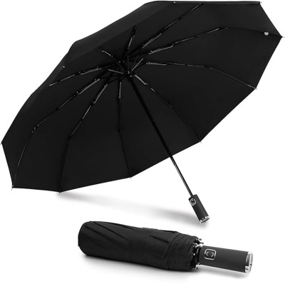 Dfasion Auto open and close umbrella to use a rain 41 Umbrella(Black)