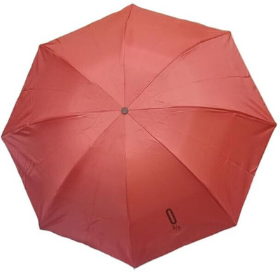 UNIQ Double Layer Folding Portable Umbrella with Bottle Case for UV Protection & Rain Umbrella(Red)