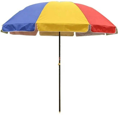 GREEN BIRD Garden Umbrella Cantilever UV Protection 7ft Sturdy Ribs Waterproof Umbrella(Multicolor)