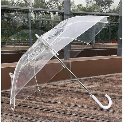 SUJAY VENTURES Transparent Dome Umbrella | Clear Bubble Canopy | Windproof & Stylish Umbrella Umbrella(Transparent)