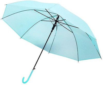 XBEY Big Size J Handle Windproof Umbrella || Man & Woman – Rain & UV Protection – 1Pc Umbrella  (Blue) For Rs. 169 @ 81 %