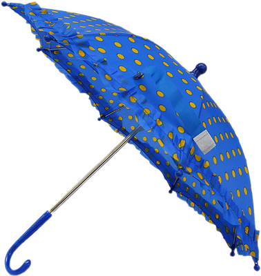 Rainpopson Cartoon Print Automatic Open Kids Umbrella 3 Year (j94) Umbrella(Blue)