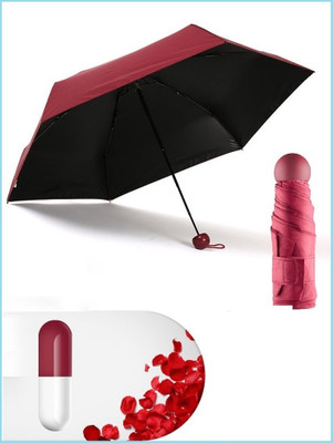 SBTs Mini Rain Portable Folding Waterproof UV Protection Pocket Capsule Umbrella-1-C Umbrella(Multicolor)