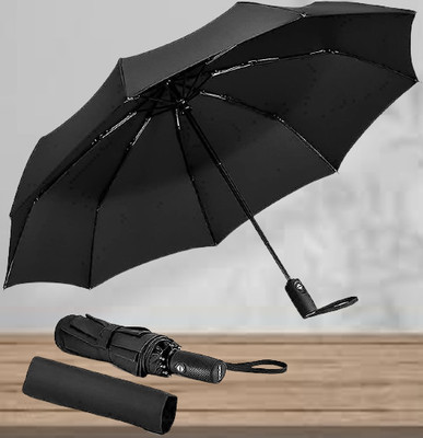 keskriva 3 Fold with Auto Open and Close Umbrella__30 Umbrella(Black)