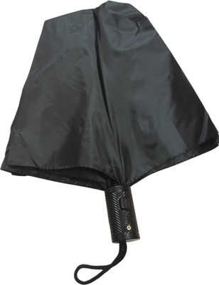 LAKSHMINARAYAN SALES 2 Fold Auto Open UV Protection Umbrella Use for Rain Monsoon Sunlight Windproof Umbrella(Black)