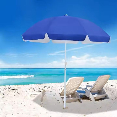 Rainpopson Big Size Garden Umbrella Heavy Cloth Material Umbrella(Blue)