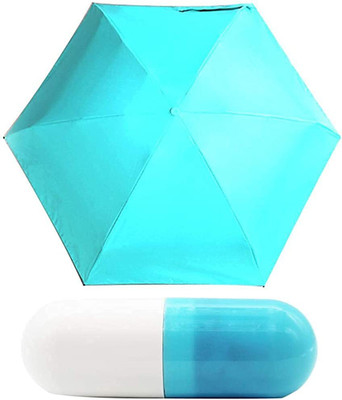 Xydrozen ® CIU-58 Ultra Light and Small Capsule Umbrella with Cute Capsule Case Umbrella(Blue)