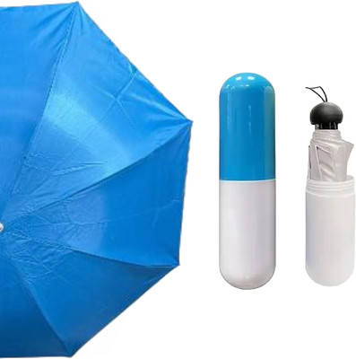 lala balloon Big Pocket Capsule Umbrellas for Rain. Umbrella(Blue)